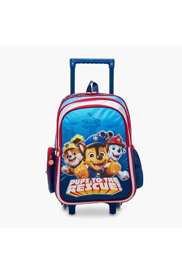 Printed Trolley Bag for Boys 5-8 Years with Water Resistant Fabric