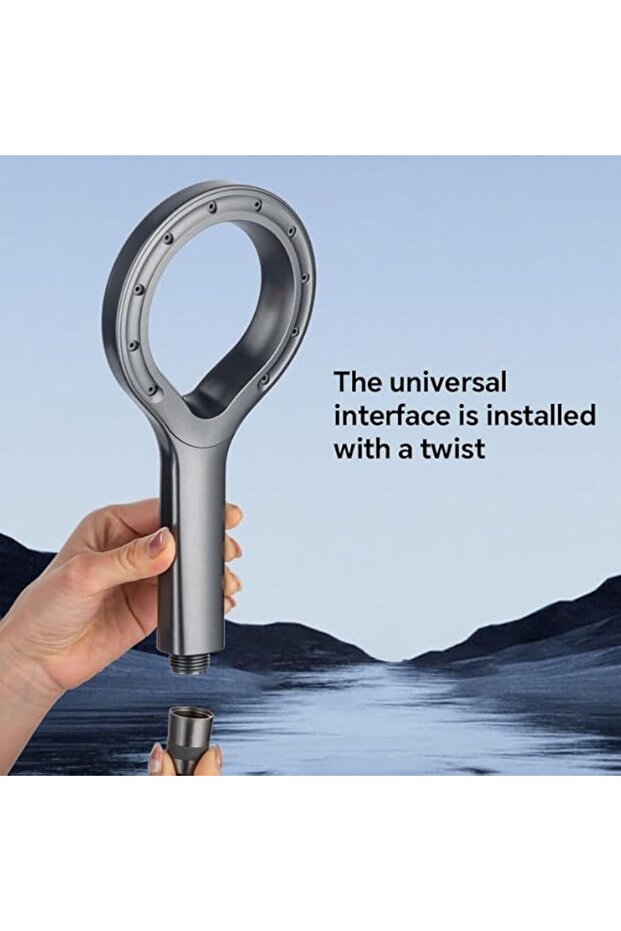 ® Shower Head, Adjustable Spray, Versatile Flexibility, Multiple Modes, Gray Finish - 5