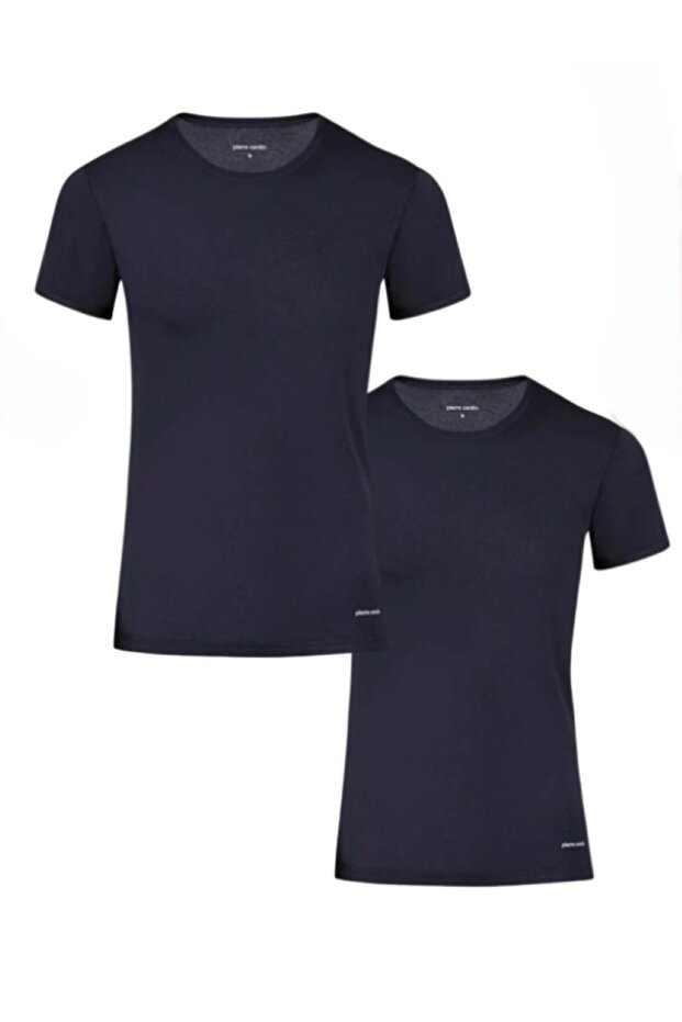 100% Cotton Ribbed Crew Neck 2-Pack T-Shirt Undershirt Thcl04Vr4Pcvr