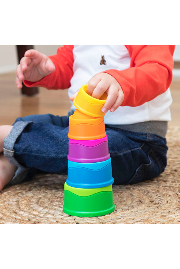 Dimpl Stack – Silicone Bubble Stacking Cup Set - 3