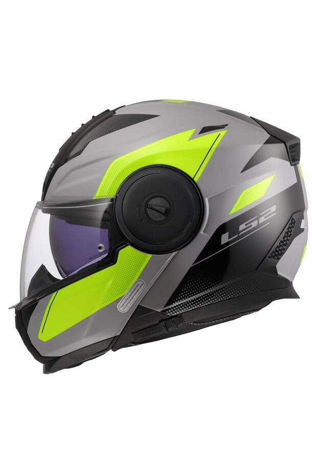 SCOPE 2 DURIA GRİ-NEON SARI KASK - 2