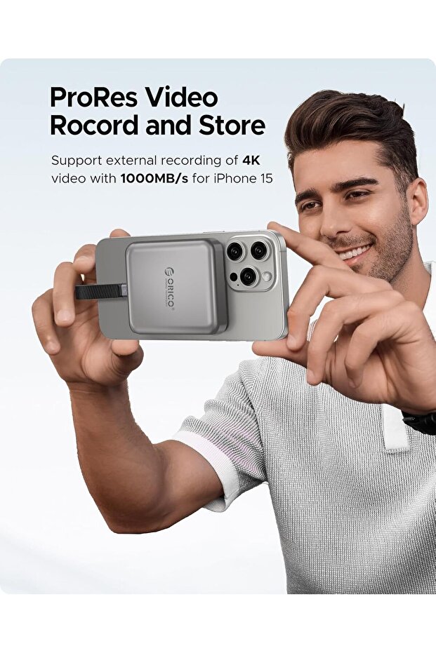 1TB Magnetic External SSD (A20PLUS) - 2000MB/s, USB-C, Portable, 4K ProRes HDR - 5