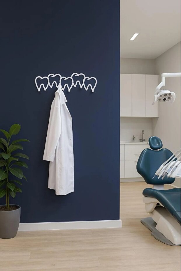 5 Hoops 35 cm White Metal Dentists Special as Organizer Dental Clinic Organization Dentist