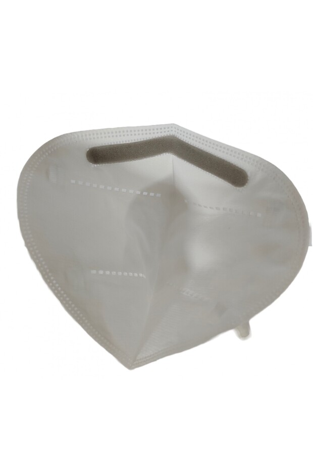 Set of 20 Flippy Face Masks, Single Use, FFP2 KN95 CE0370, 5 Layers, White - 3