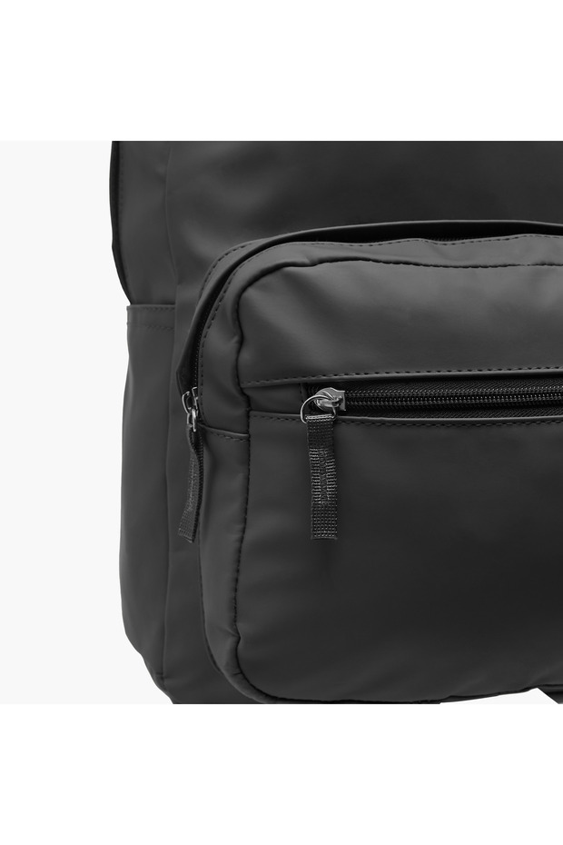 حقيبة ظهر متينة بأشرطة قابلة للتعديل وسحاب للإغلاق - 17 بوصة - 7