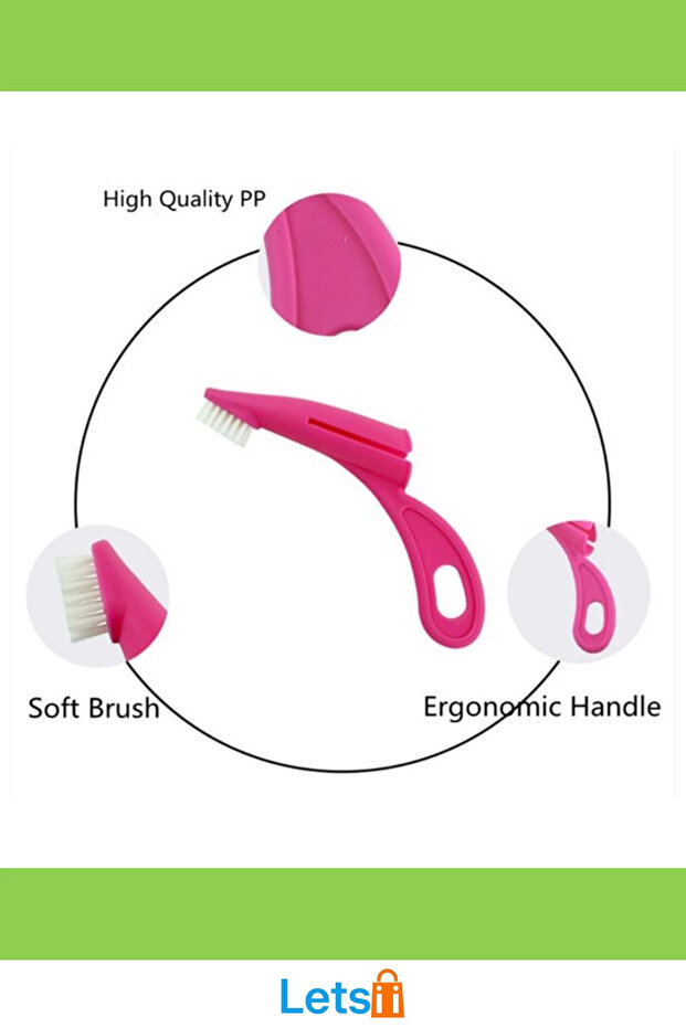 Soft Material Ergonomic Pet Toothbrush - 4