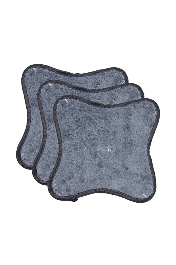 Microfiber Mop Pads - 3-Pack, Reusable, High Absorption, Versatile Use - 1