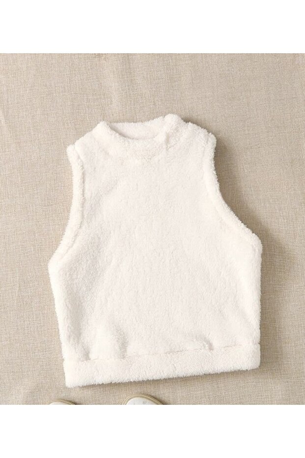 Дівчача міні-плюшева кофта - 1