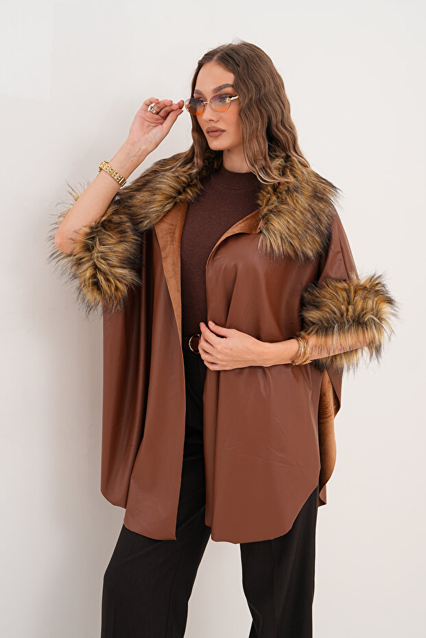 Deri Kısa Panço - 5