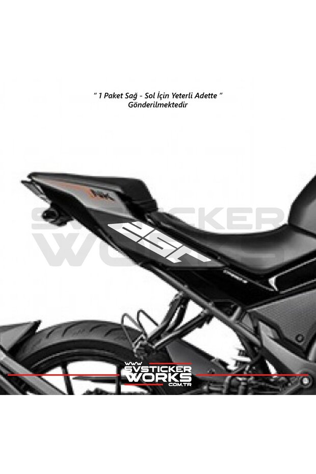 ملصق CFMOTO 250NK على الذيل الخلفي يمينًا ويسارًا 250 كلمة