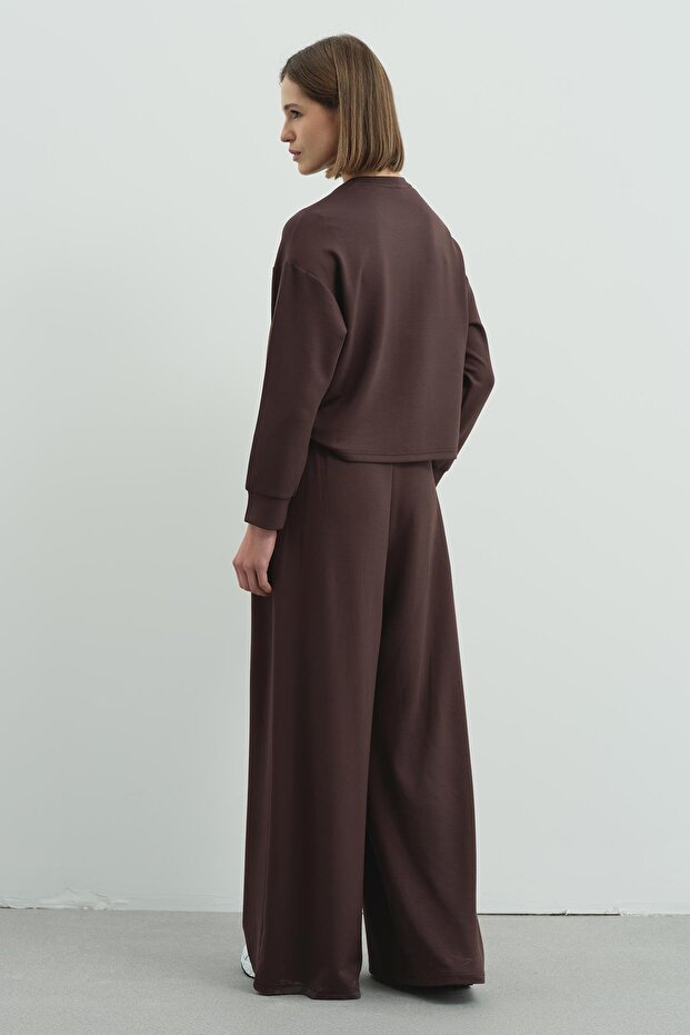 Pure Touch Basic Sweatshirt CC7005 Kahve - 8