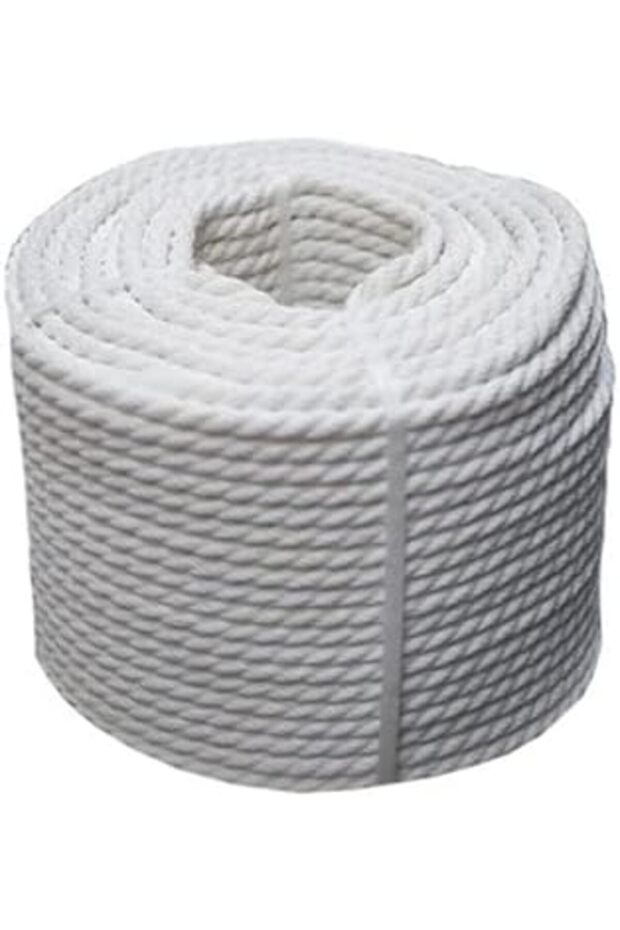 All Purpose Nylon Rope 90 Meter (6mm, WHITE)