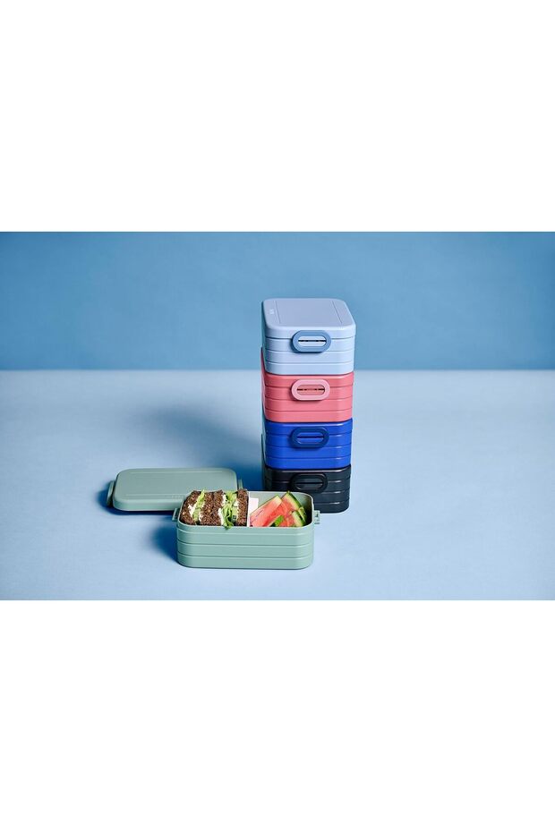 Lunchbox Midi - Nordic Sage, Fits 2 Sandwiches or 4 Slices - 4