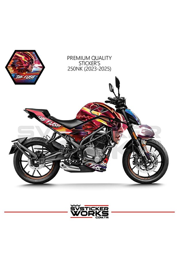 Cfmoto 250Nk Sticker Fairing the Flash Motorcycle Fairing Model Ready Kit 2023 / 2025 Compatible