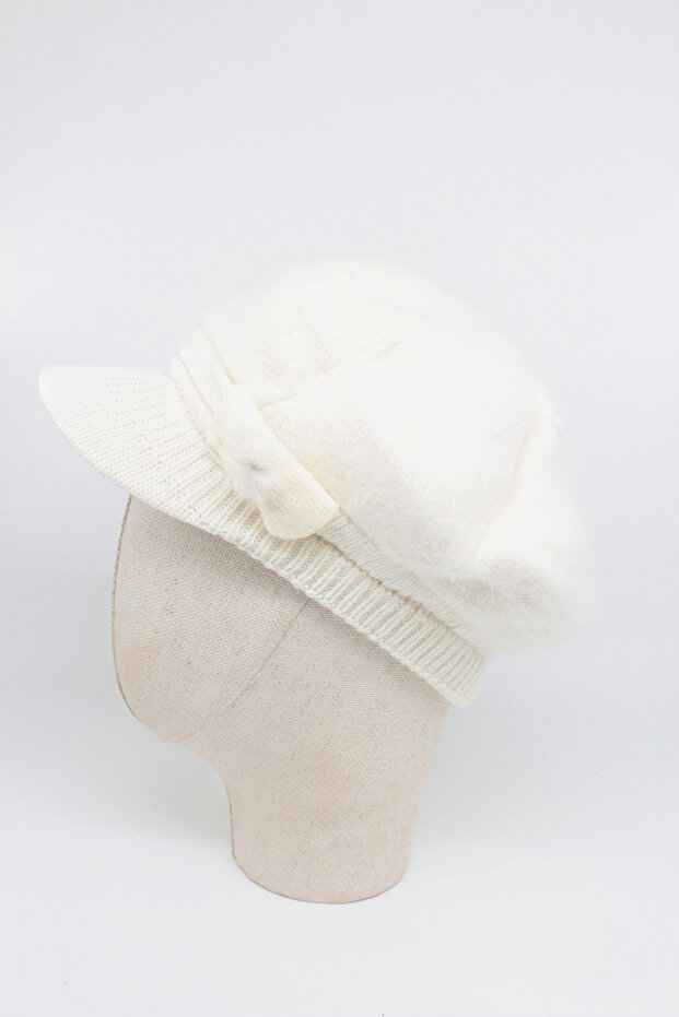 Kadın Angora Şapka - 4