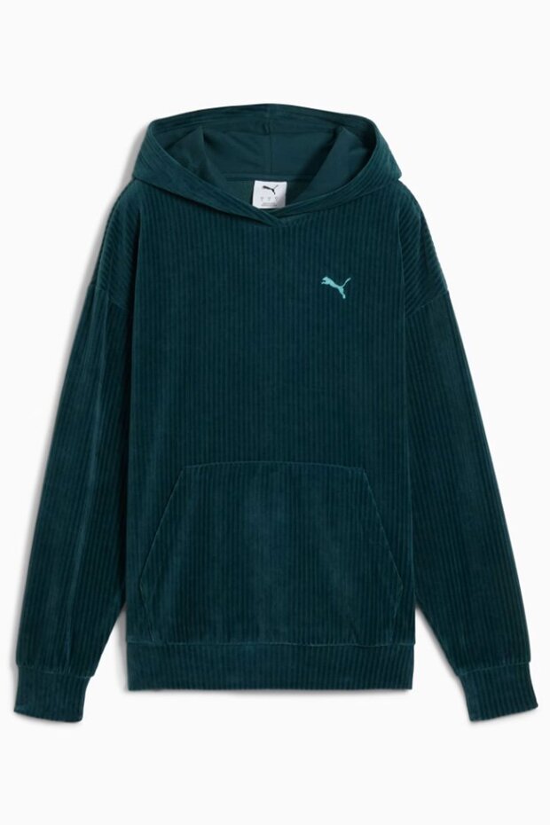 Kadın ESS Elevated Velour Sweat - 4