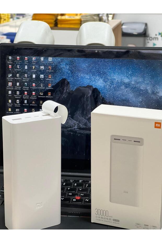 30.000 Mah Beyaz Powerbank Micro Ve Type C Çift Usb Hızlı Quick Powerbank - 5