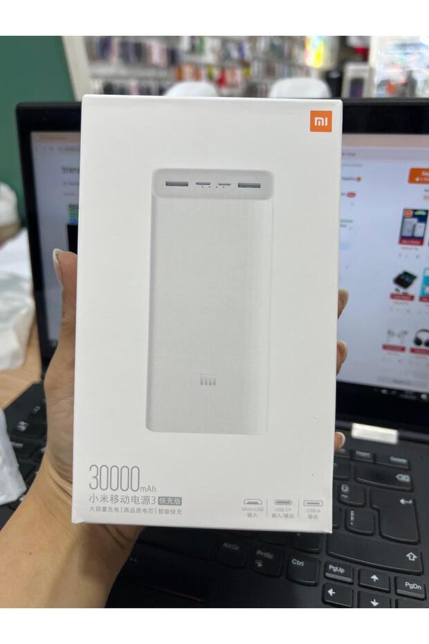 30.000 Mah Beyaz Powerbank Micro Ve Type C Çift Usb Hızlı Quick Powerbank - 2