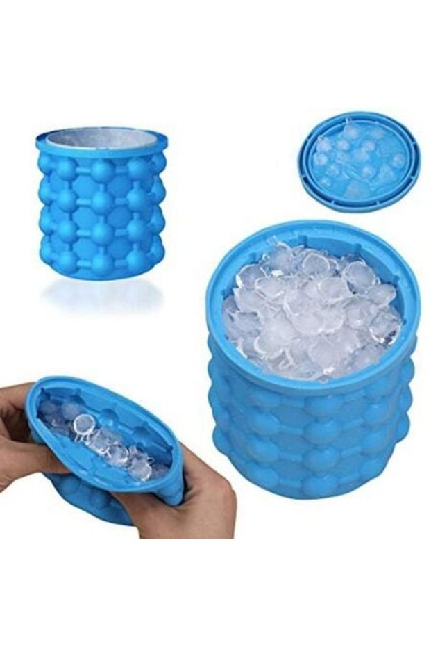 Silicone ice support, Blue