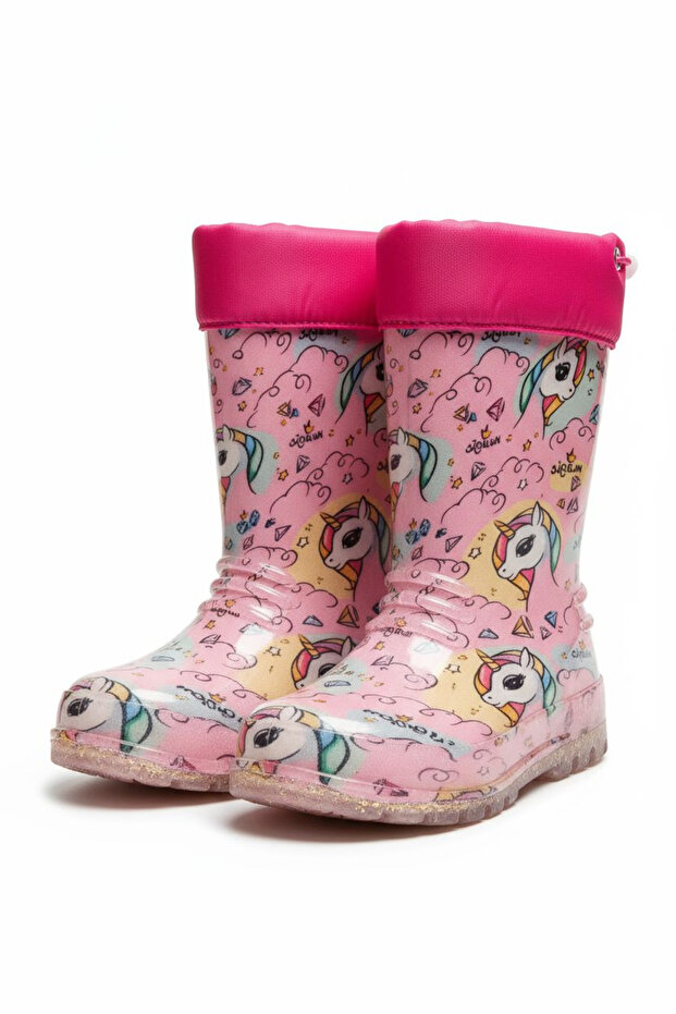 Çocuk Çizme Kürklü Yağmur Ve Kar Botu - 5