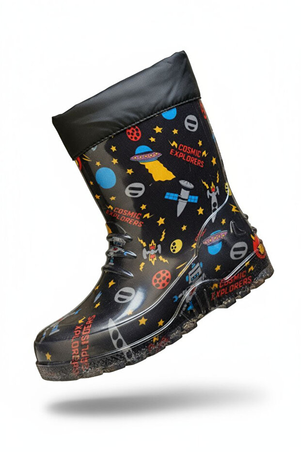 Çocuk Çizme Kürklü Yağmur Ve Kar Botu - 4