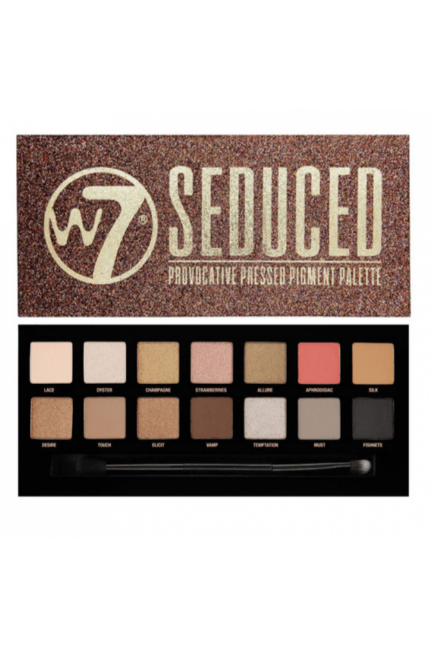 W7, Seduced, Provocative Pressed Pigment Palette, 0.39 oz (11.2 g)