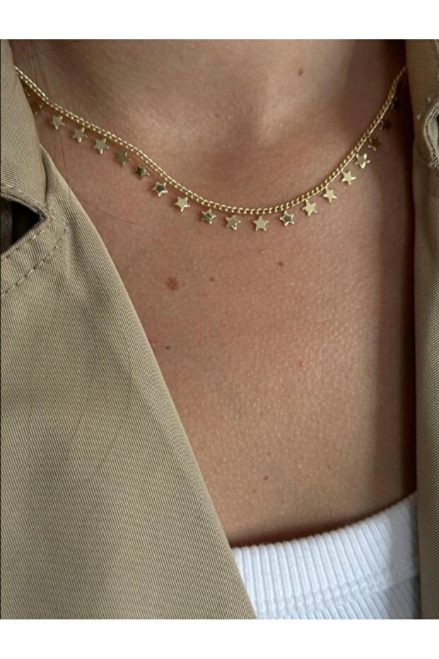 Yıldız Pullu Vip Kolye - 5