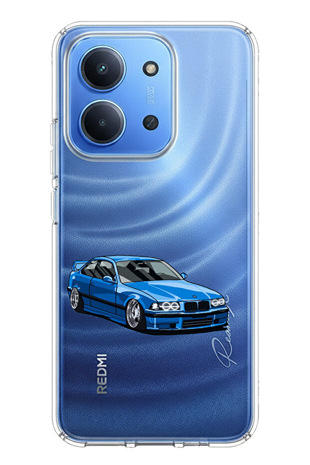 حافظة سيليكون متوافقة مع Redmi 15C بتصميم E36 M3 مطبوع - 1