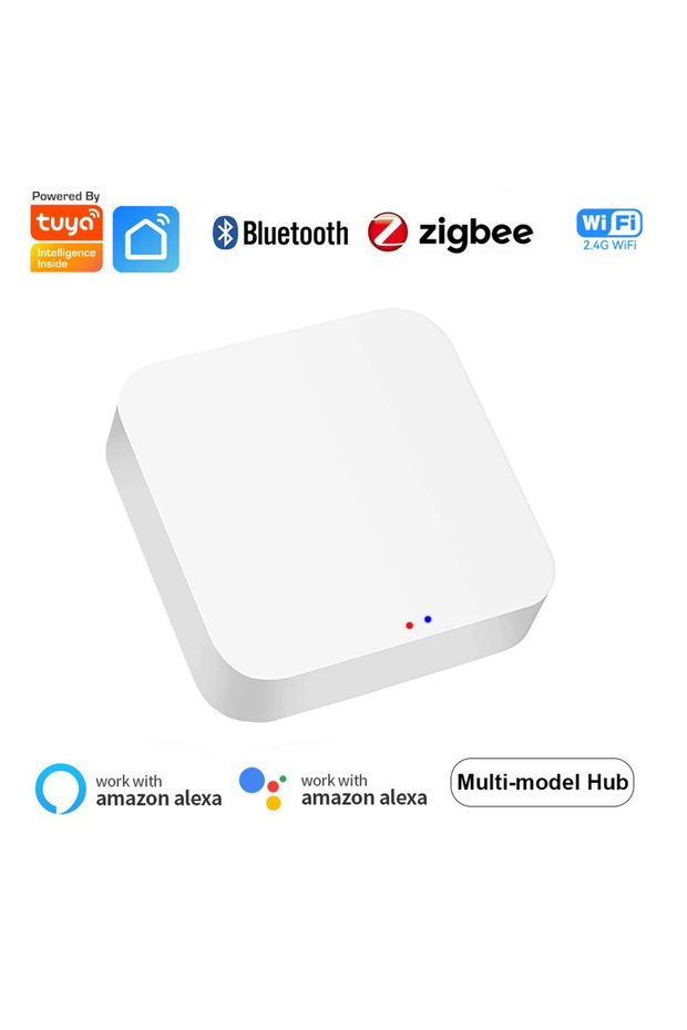 Multi-mode Gateway Tuya Wireless Smart multi-mode Gateway Bluetooth ZigBee Mesh Hub Smart Home con - 1