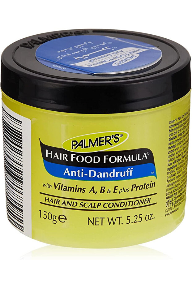 Palmer's Hair Food Formula Anti-Dandruff-Hair & Scalp Conditioner-Vitamin A,B,E Plus Protein-150gm