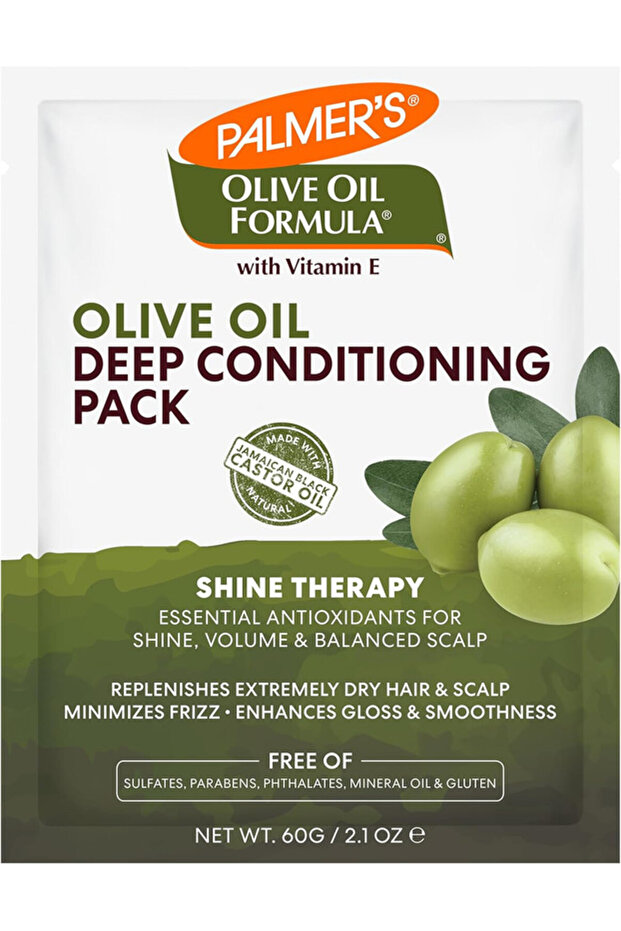 Palmer's Olive Oil Formula Shine Therapy Deep Conditioning Hair Pack-Vitamin E-60gm