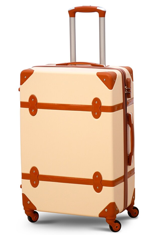 Vintage Hard Shell Lightweight ABS 24 Inch (20-25kg) Luggage - Retro Classic Suitcase