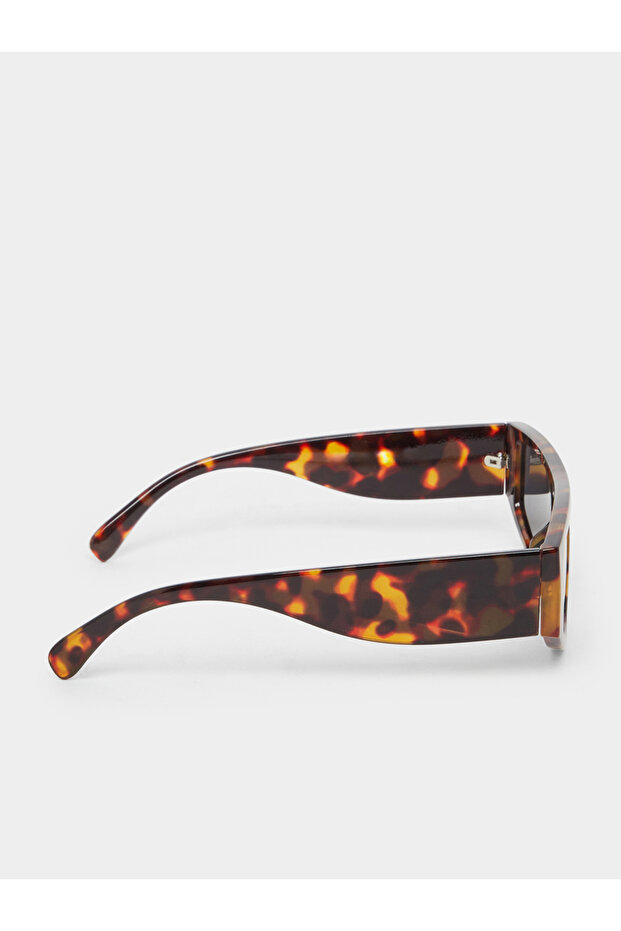 Tortoise Rectangle Sunglasses - 4