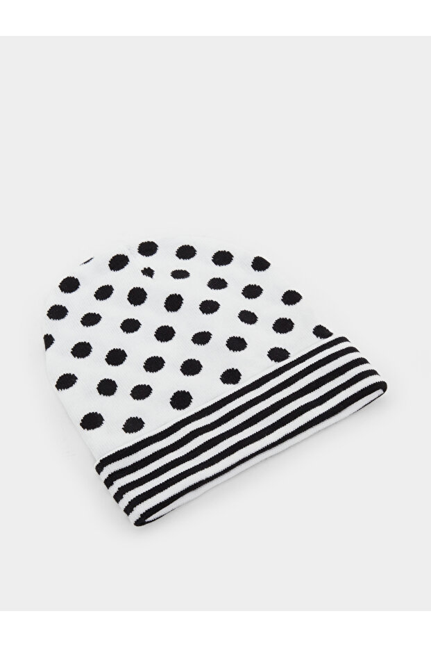قبعة بنمط نقاط البولكا - 1