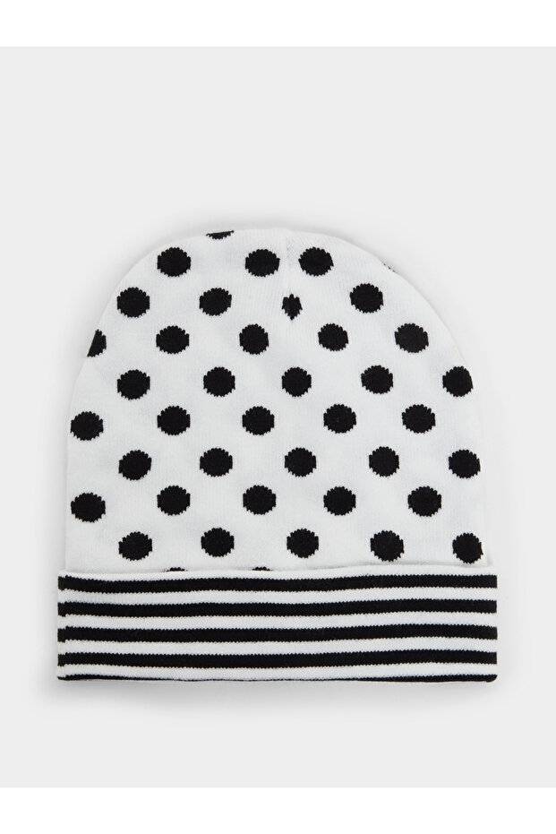قبعة بنمط نقاط البولكا - 3