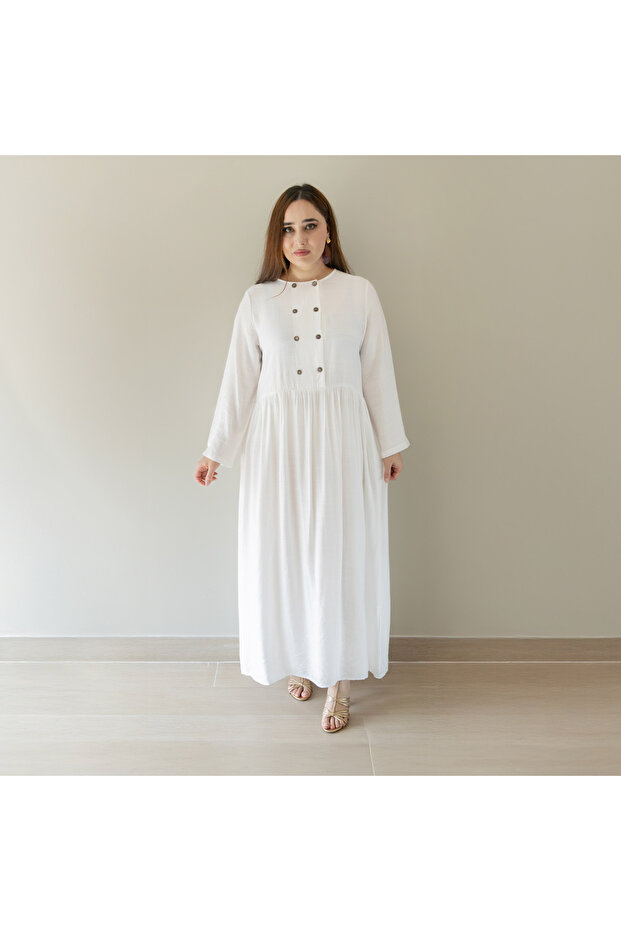 Ladies Casual Dress – Polyester Rayon Blend Dress