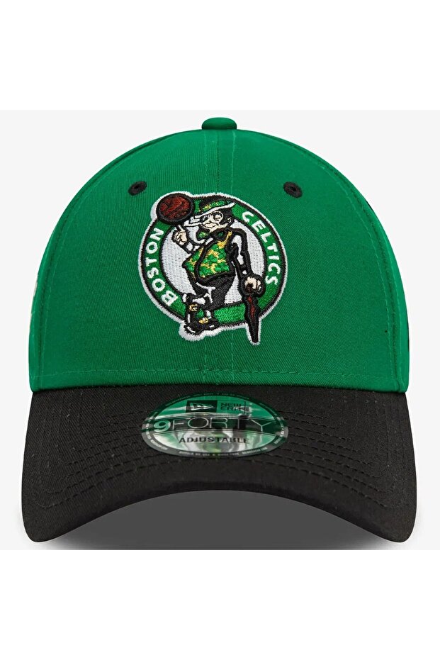 قبعة NBA Side Patch 9Forty Boston Celtics للجنسين باللون الأخضر