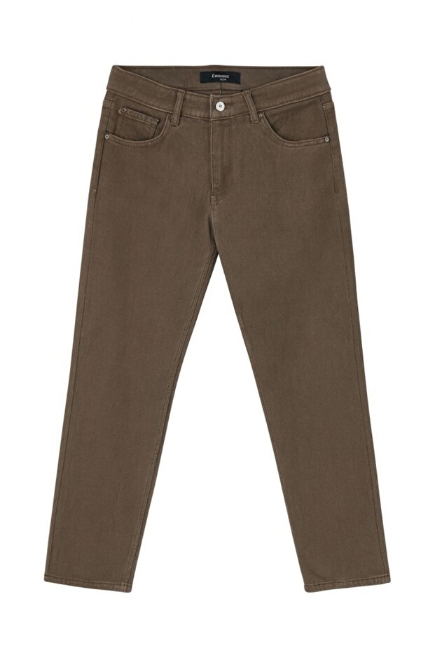 Men's Trousers Velvet Fabric Men's Pants Brown Velvet Pants