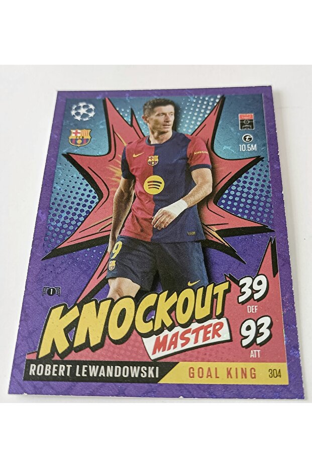 بطاقة روبرت ليفاندوفسكي من سلسلة نوك آوت ماستر باراليل - 1