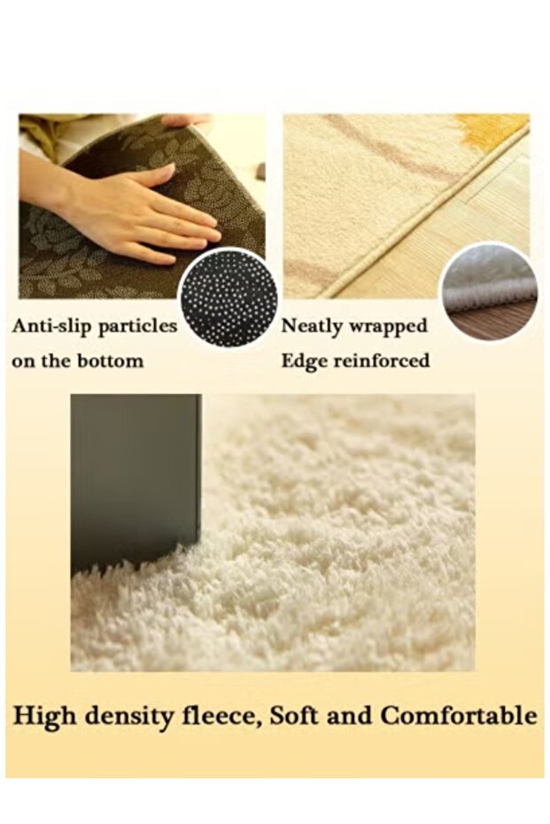 Rectangular Soft Touch Carpet Multicolour 160x230cm - 7