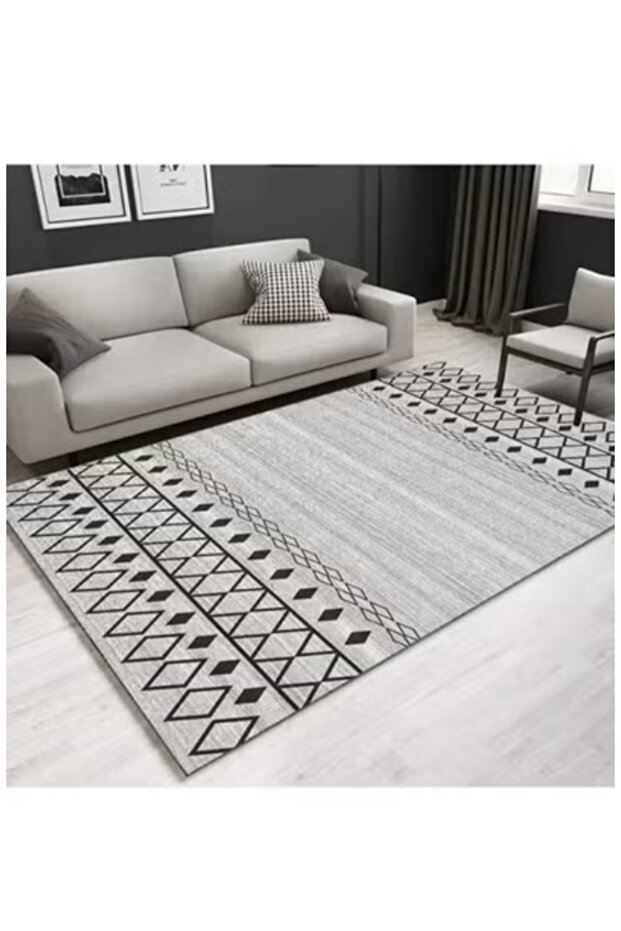 Rectangular Soft Touch Carpet Multicolour 160x230cm - 1