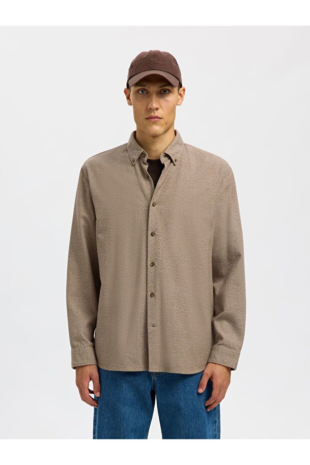 Button Down Hemd 100% Baumwoll - 1