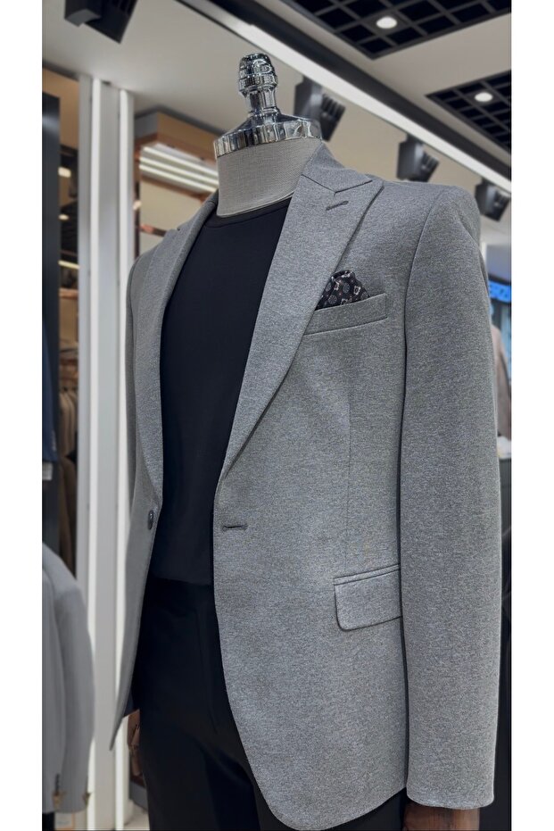 GRİ PENYE CEKET - 3