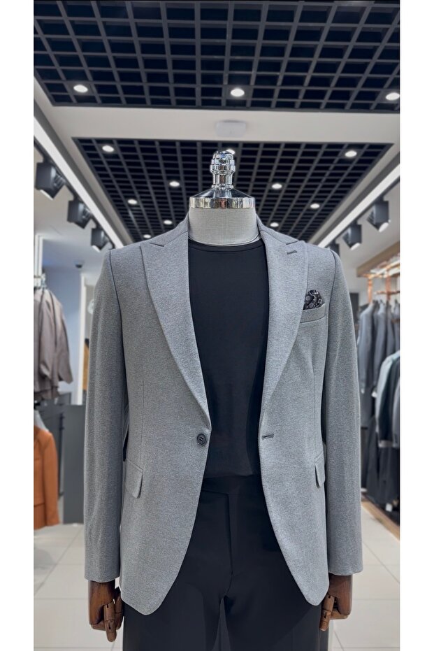 GRİ PENYE CEKET - 2