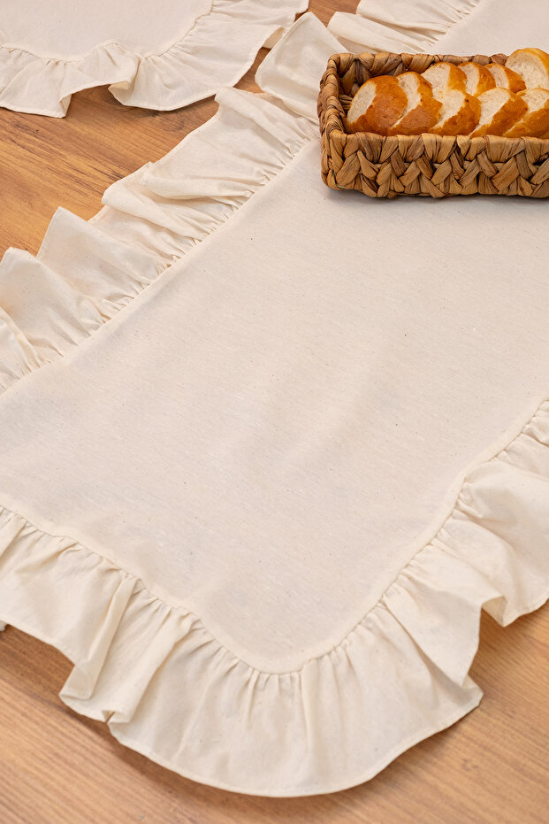 رولف |   طقم أدوات مائدة مكشكشة مكون من 7 قطع 40 × 110 - 3