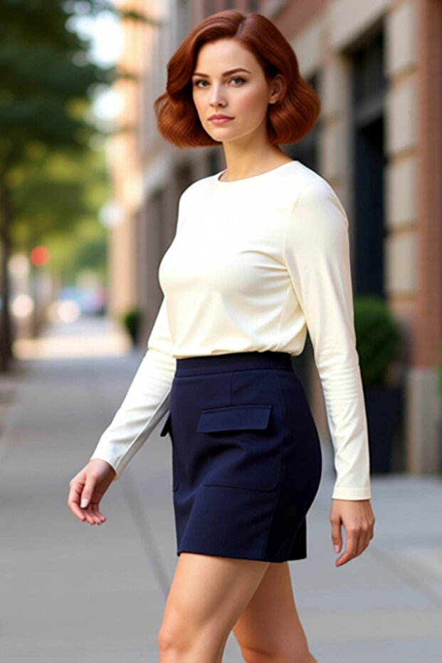 Women's Cotton Boat Neck Long Sleeve Fitted Stretchy Quality Stylish Comfortable Modern Elegant