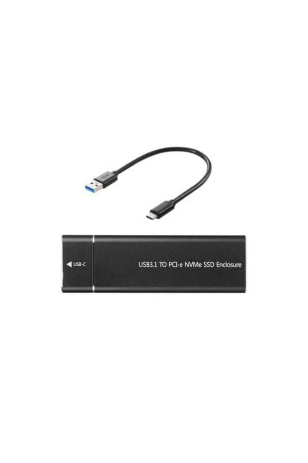 علبة M.2 NVMe SSD من USB 3.1 Type-C إلى M.2 M-Key NVMe SSD