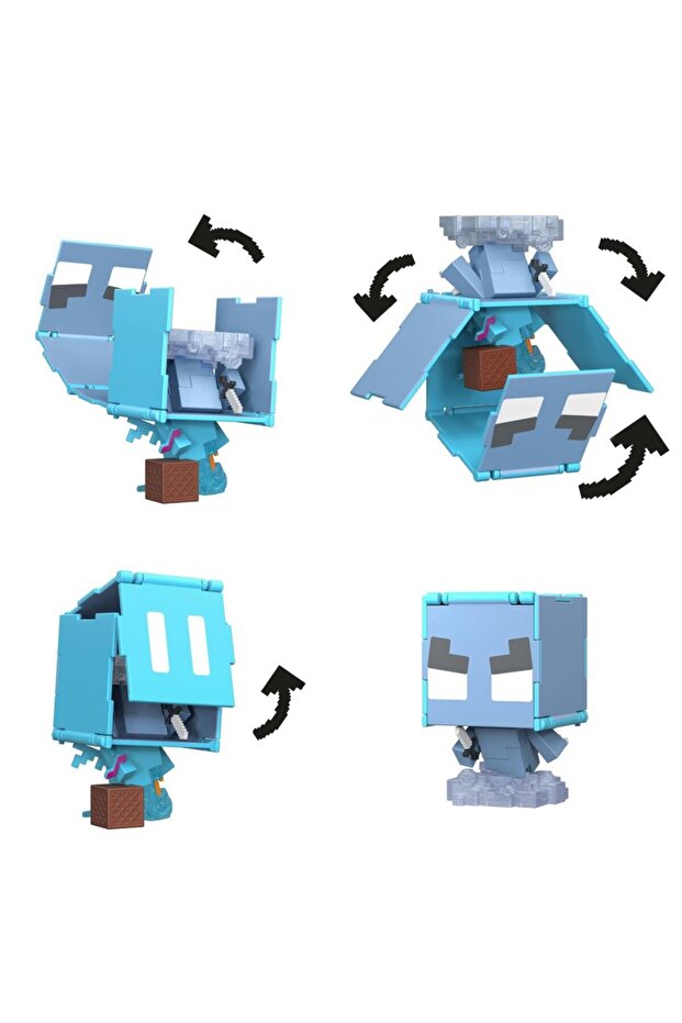 Minecraft Flippin Figs 2 si 1 arada Figür - 3