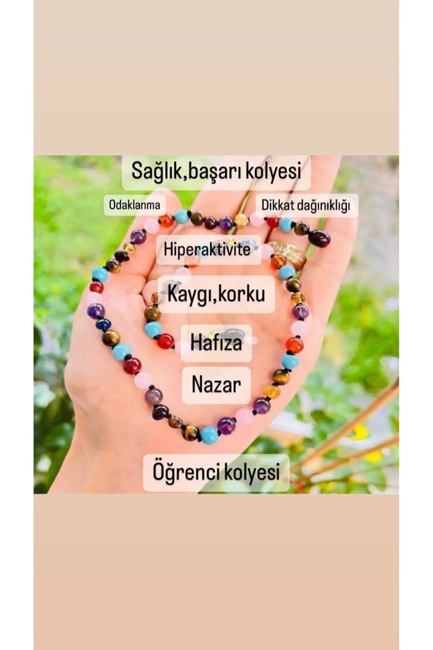 Mind Openness, Concentration, Success, Fear, Health Success Student Necklace