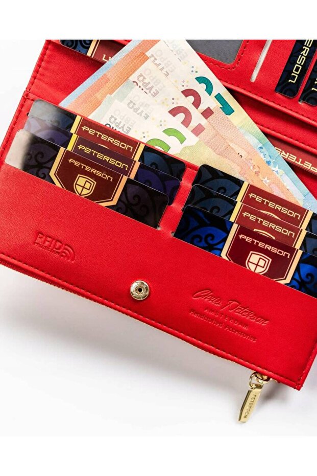 Wallet + pen + keychain set PTN ZDE-05 RED - 4